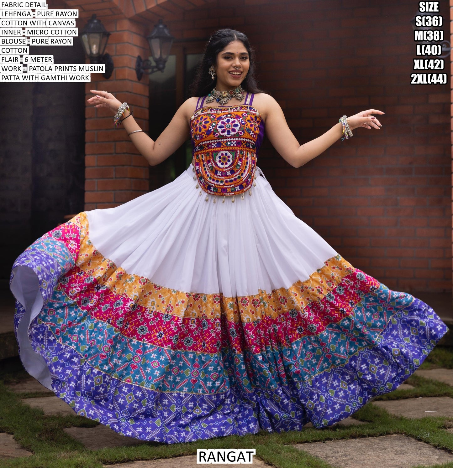 Fabric Lehenga Set