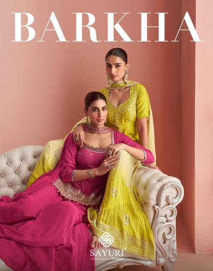 New Arrival! The Barkha Silk Plazzo Dress Set