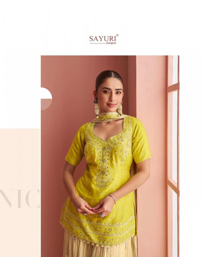 New Arrival! The Barkha Silk Plazzo Dress Set