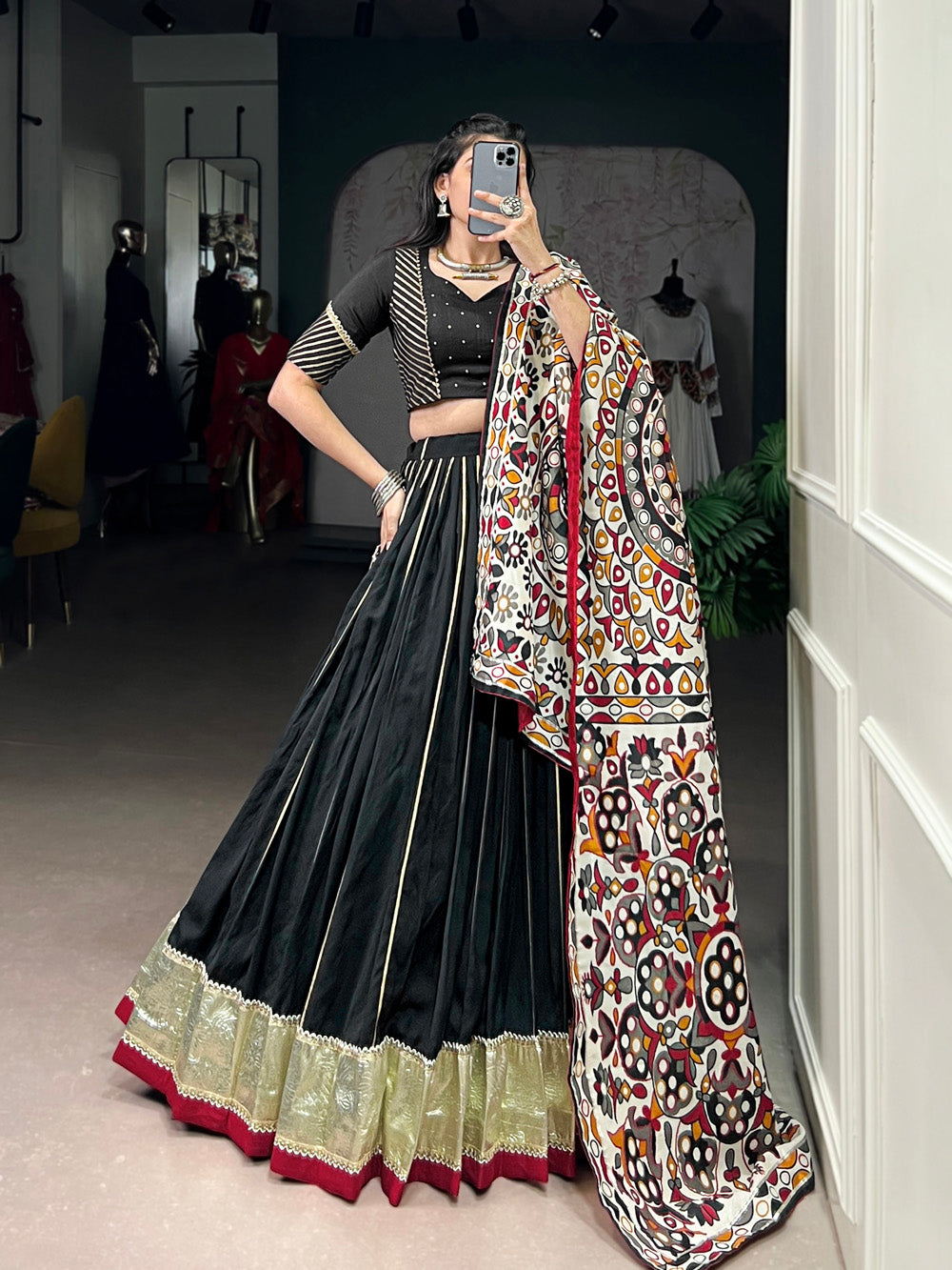 black-color-zari-weaving-work-with-embossed-lace-design-chanderi-traditional-choli-by-looknbook-art.jpg