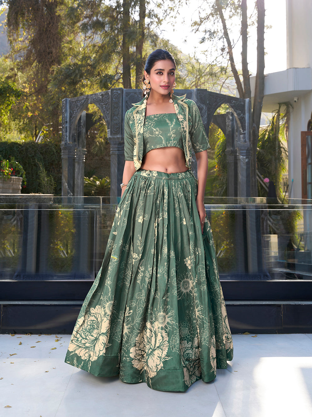 bottal-green-color-floar-printed-with-tussar-silk-lehenga-choli-by-looknbook-art_19891979-42e8-4e48-bd71-116fc9e6aaf4.jpg