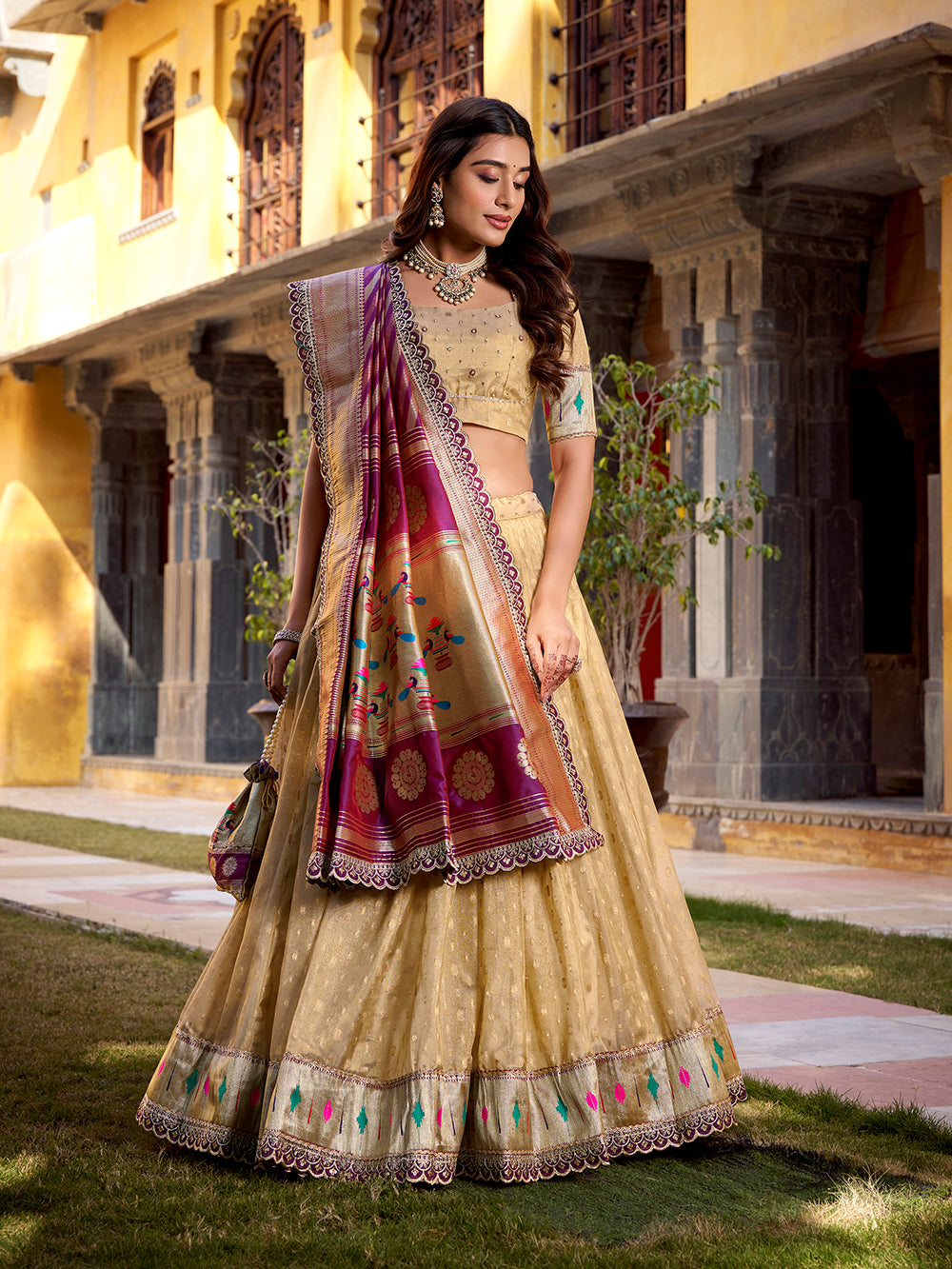 designer-collection-zari-weaving-work-simmer-organza-with-lace-border-lehenga-choli-by-looknbook-art.jpg