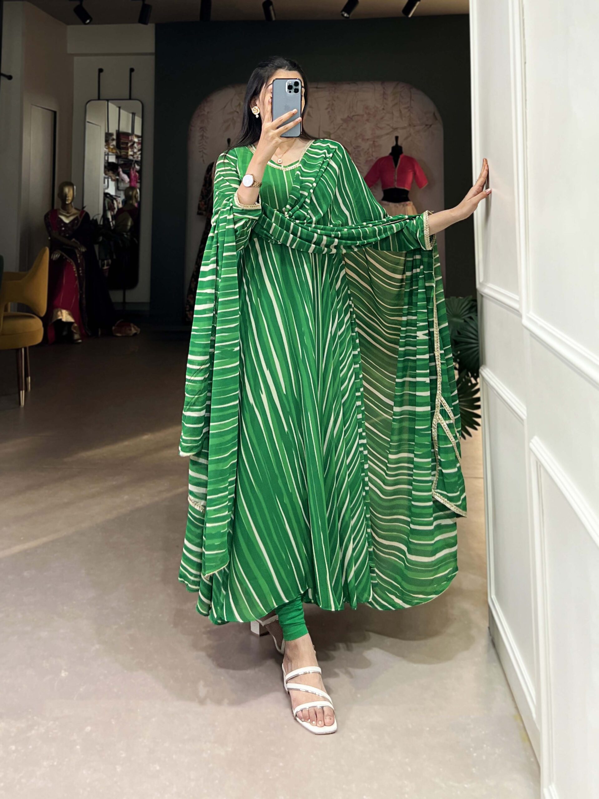 georgette-leheriya-green-color-long-dress-by-looknbook-art.jpg