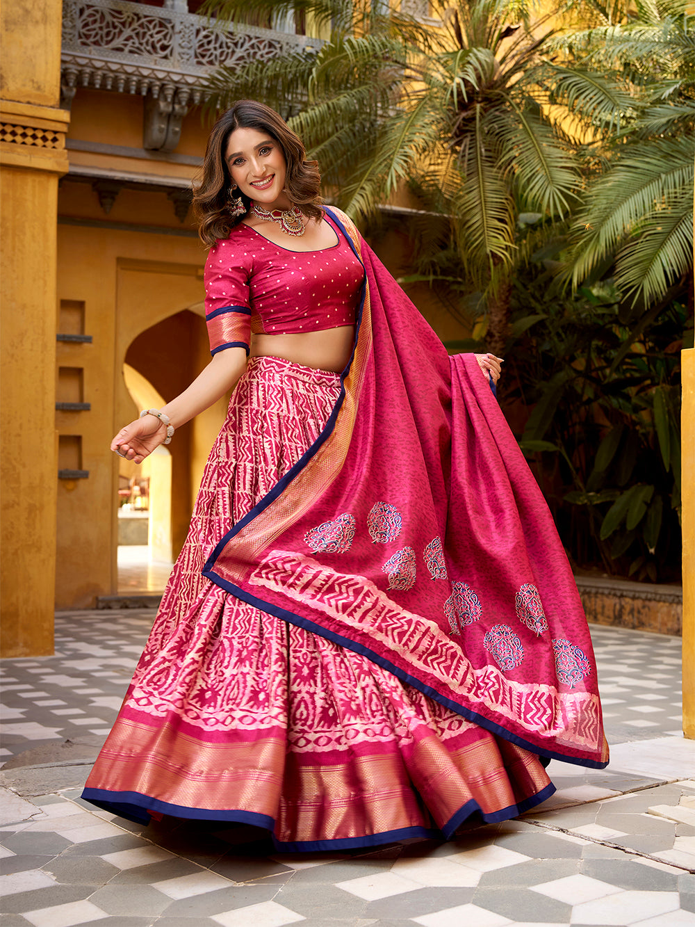 wedding-wear-batik-print-and-zari-weaving-work-dola-silk-lehenga-choli-by-looknbook-art.jpg