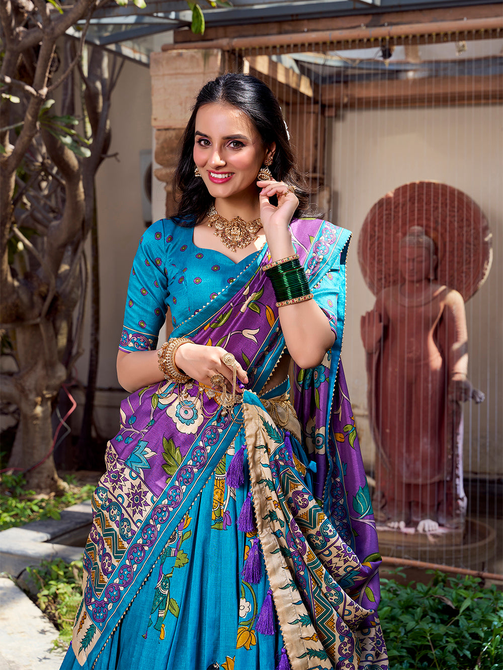 wedding-wear-collection-for-women-wear-firozi-color-tussar-silk-lehenga-choli-by-looknbook-art_af47419f-9d05-45bf-a8c0-adb1b9de1358.jpg