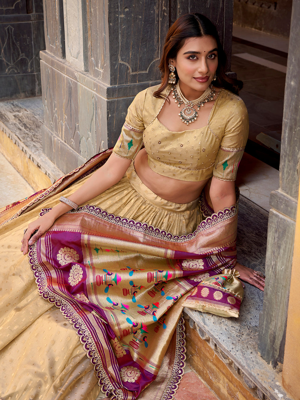 wedding-wear-simmer-organza-zari-weaving-work-with-lace-border-lehenga-choli-by-looknbook-art.jpg