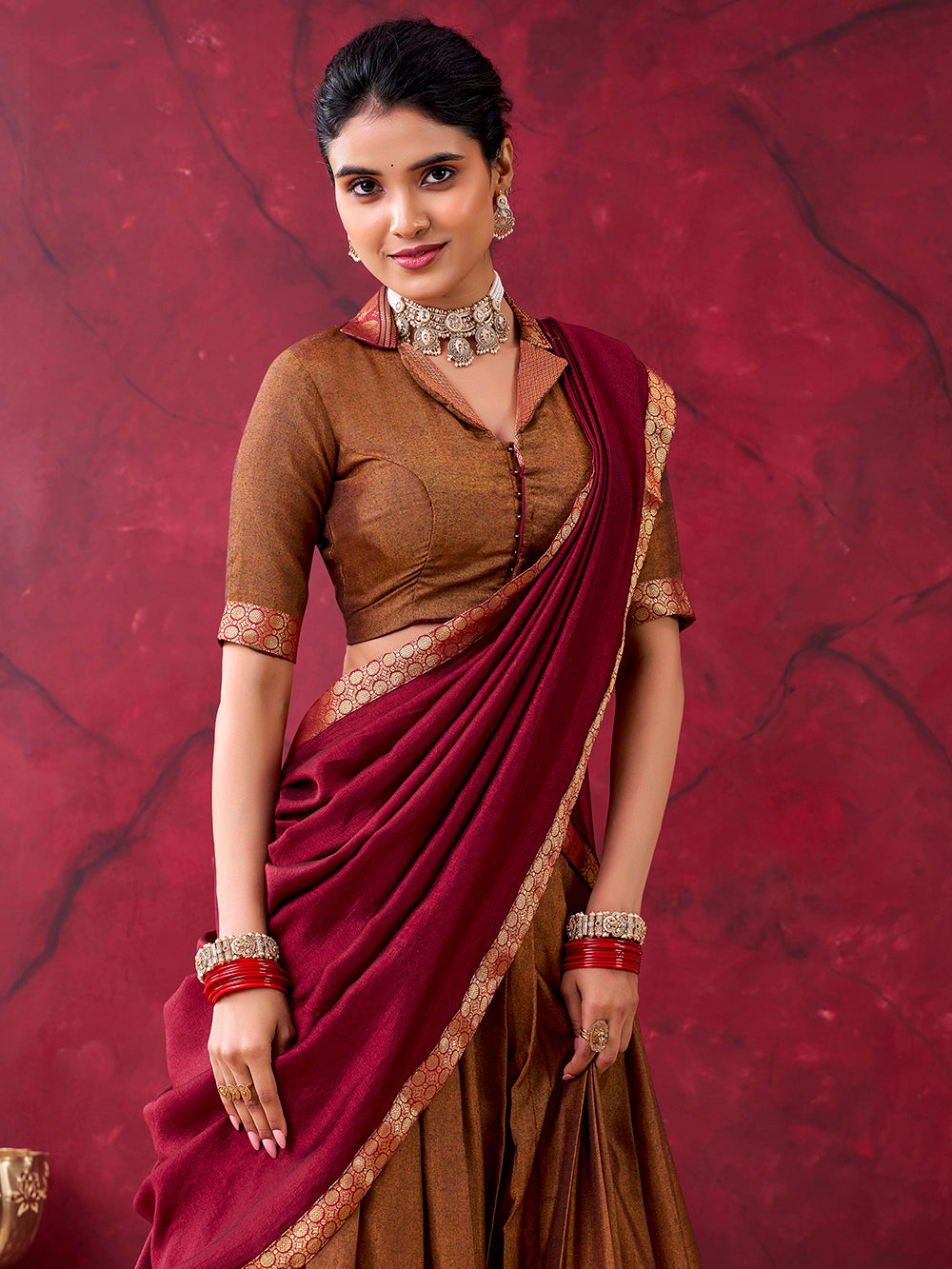 cotton-with-zari-weaving-work-pooja-wear-half-saree-by-looknbook-art.jpg