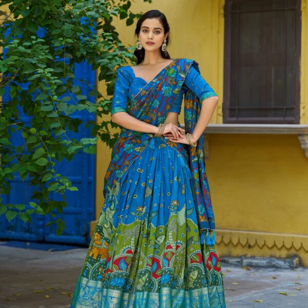 Light Weight Kalamkari Print Lehenga