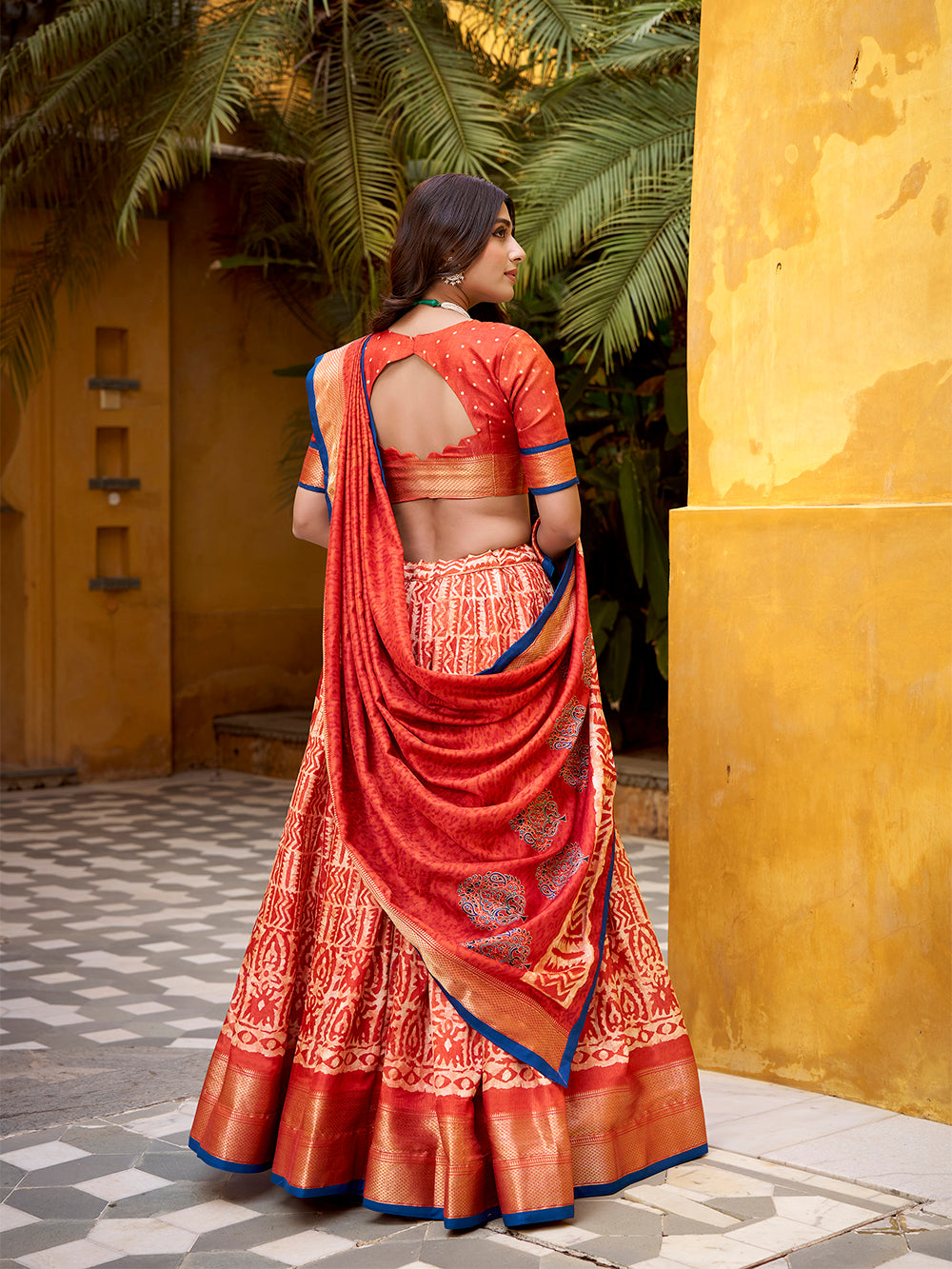 half-saree-collection-dola-silk-with-batik-print-and-zari-weaving-work-lehenga-choli-by-looknbook-art.jpg