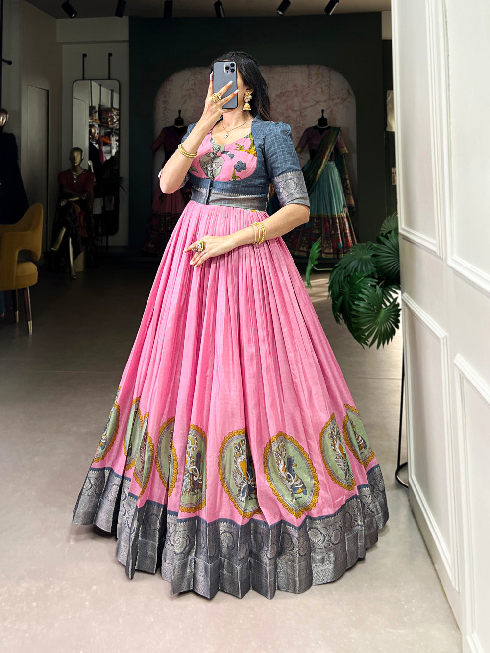 indian-collection-pink-color-kalamkari-printed-with-tussar-silk-gown-by-looknbook-art.jpg