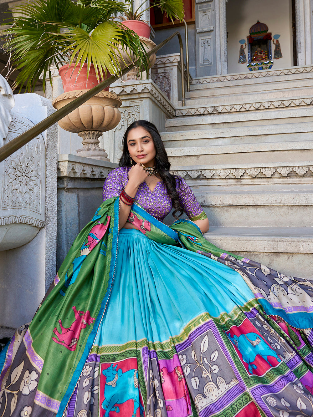 kalamkari-printed-tussar-silk-wedding-wear-lehenga-choli-by-looknbook-art.jpg
