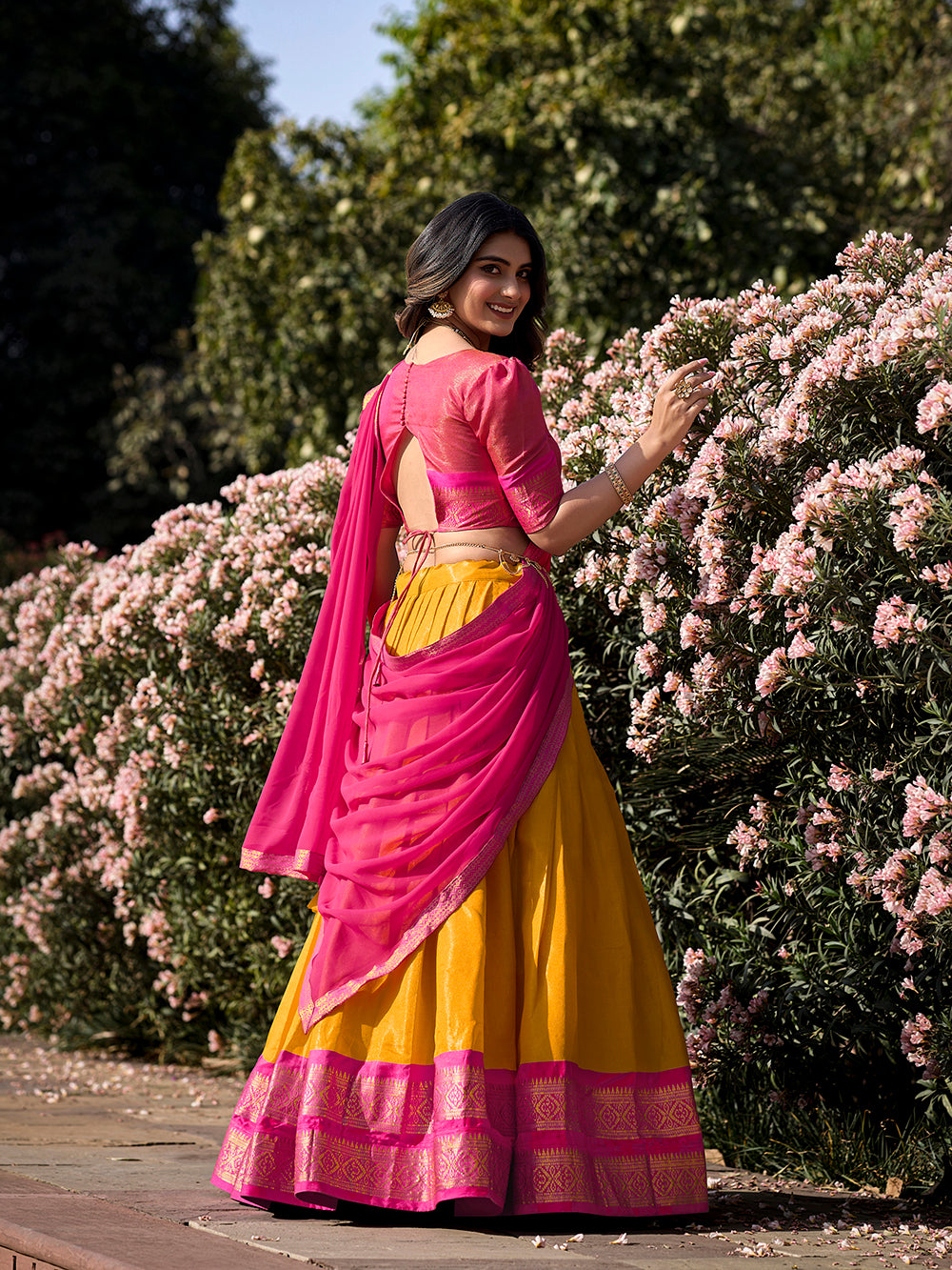latest-collection-for-women-wear-mustard-color-zari-weaving-work-kanchipuram-lehenga-choli-by-looknbook-art.jpg