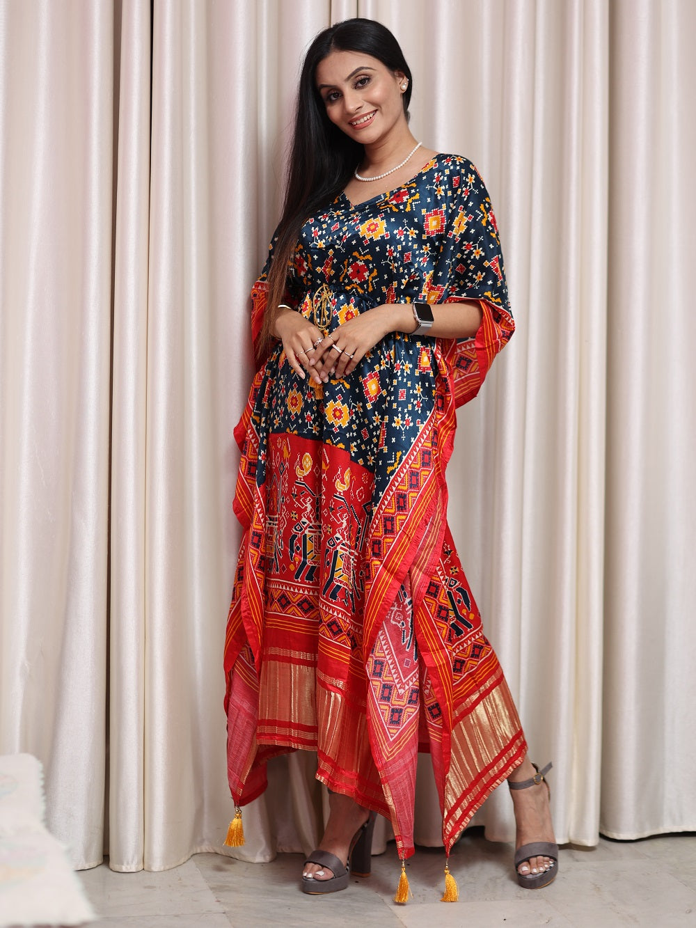 multi-color-digital-bandhej-print-pure-gaji-silk-kaftan-in-women-dresses-by-looknbook-art.jpg