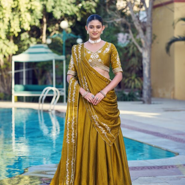 Haldi Rasam Wear Lehenga choli