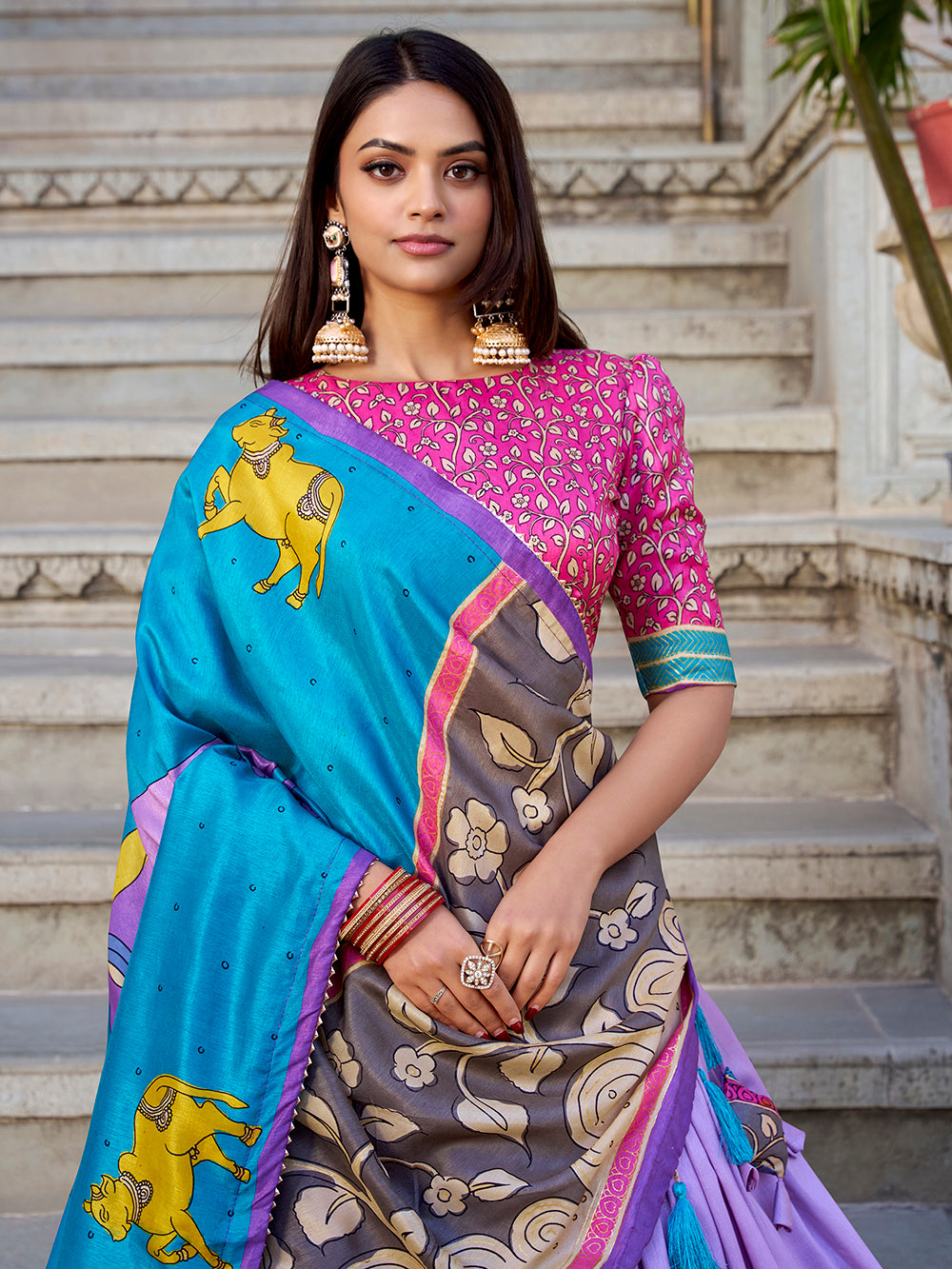 new-collection-for-women-wear-lavender-color-kalamkari-printed-tussar-silk-lehenga-choli-by-looknbook-art.jpg