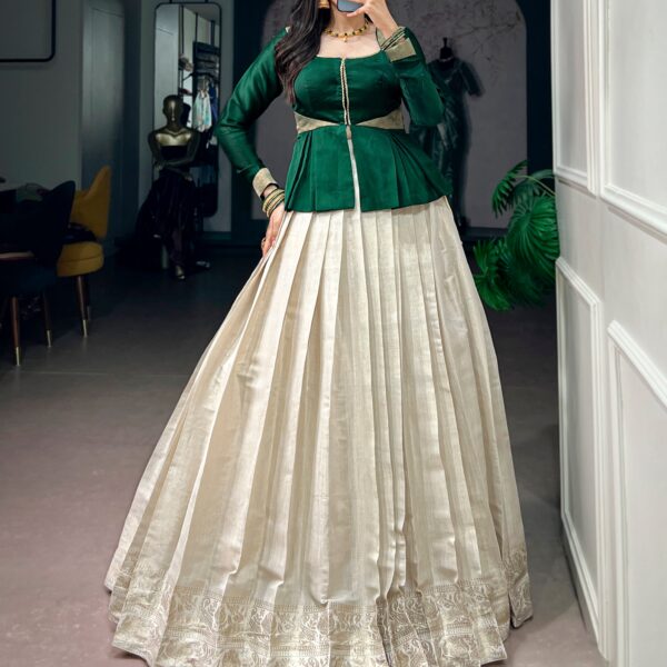 Kanchipuram Zari Weaving Co-Ord Set