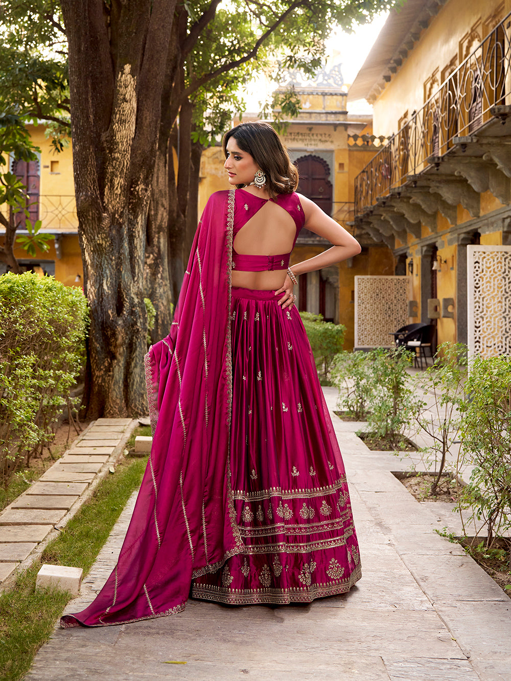 wedding-wear-collection-for-women-wear-_agenta-pink-color-rangoli-silk-lehenga-choli-by-looknbook-art.jpg