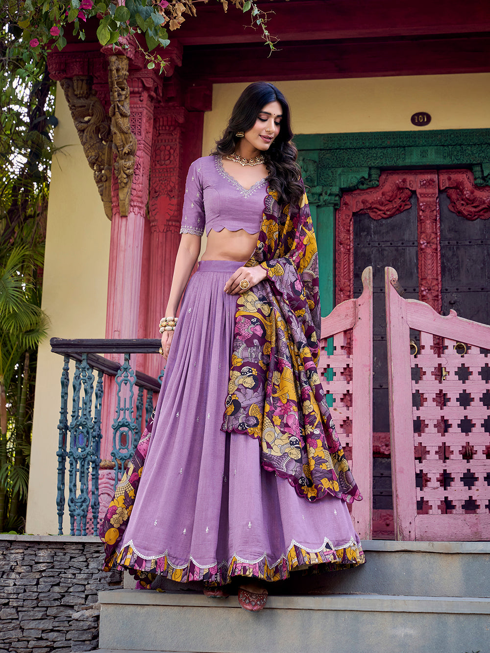 women-wear-embroidery-work-with-kalamkari-print-border-lavender-lehenga-by-looknbook-art.jpg