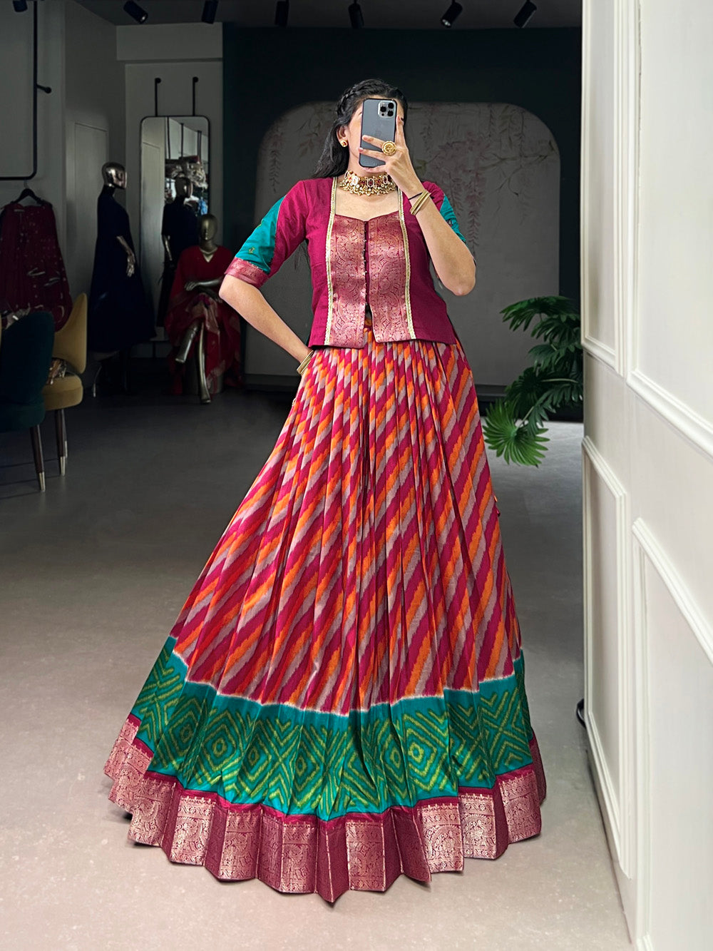 zari-weaving-work-and-leheriya-printed-south-indian-lehenga-choli-by-looknbook-art.jpg